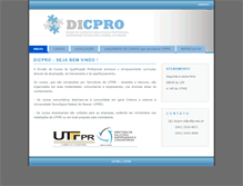 Tablet Screenshot of cursoqualificacao.ct.utfpr.edu.br
