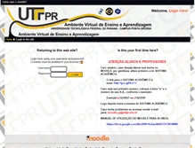 Tablet Screenshot of moodle.pg.utfpr.edu.br